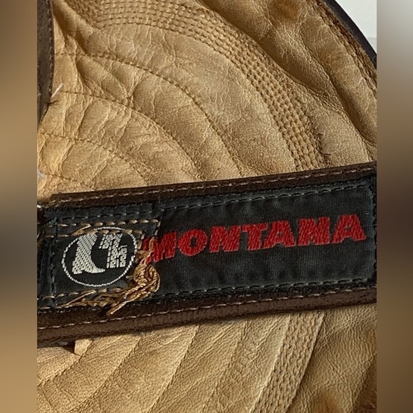 Montana Men's Cowboy Pull On Western Boots made in Mexico size 9 - Picture 8 of 15